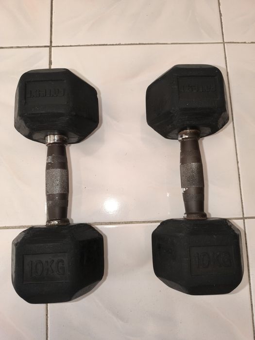 Par de Halteres Hexagonais Fittest 10kg