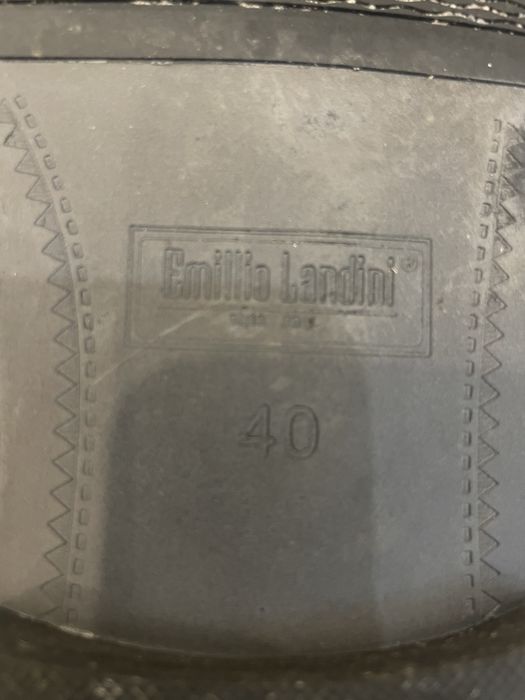 Туфли Emillio Landini made in italy шкіряні