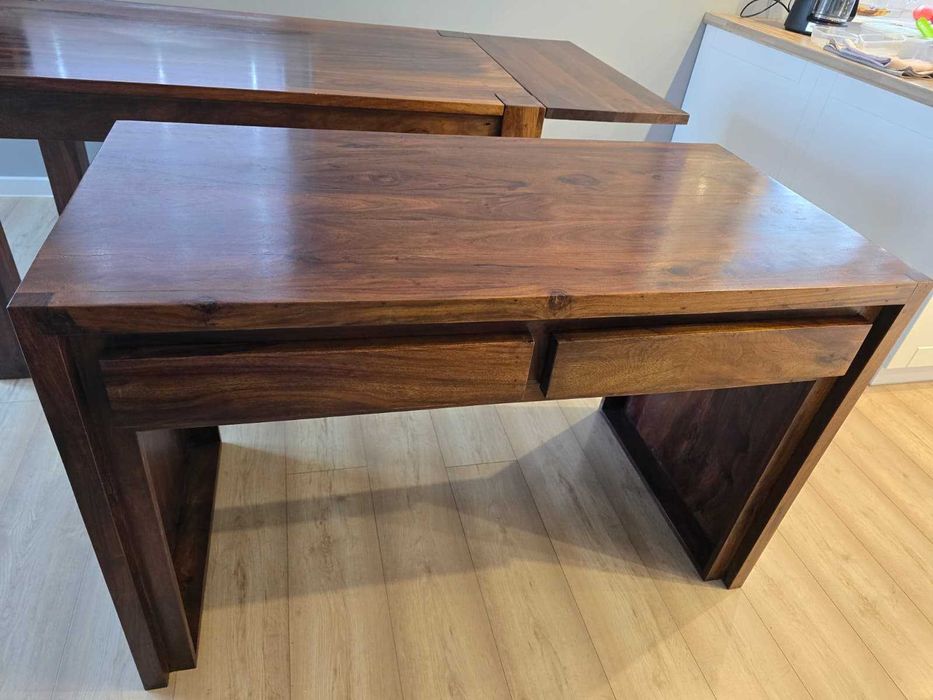 Biurko Stół Palisander- lite drewno