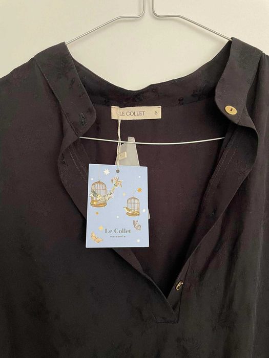 Nowa z metką Mil Fiore Lecollet S sukienka czarna