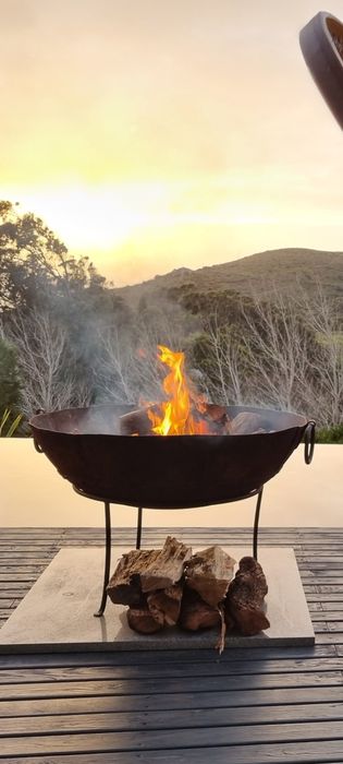 Fire pit grande ferro rústico