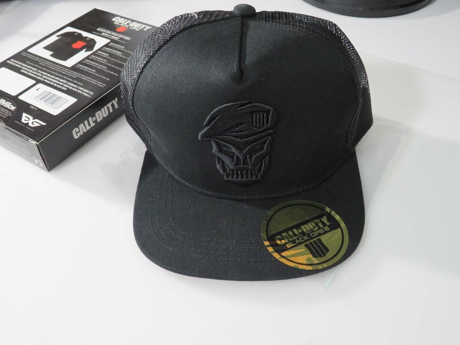 Pack T-shirt L + Boné Call of Duty Black Ops 4 NOVO e SELADO