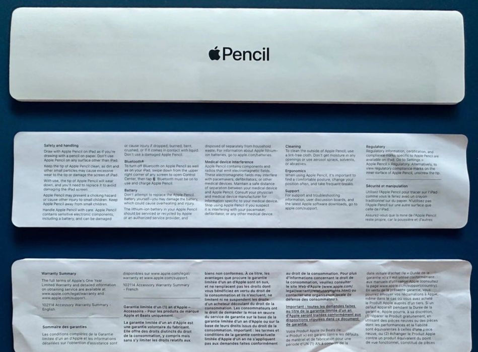 Rysik Apple Pencil 2 generacji