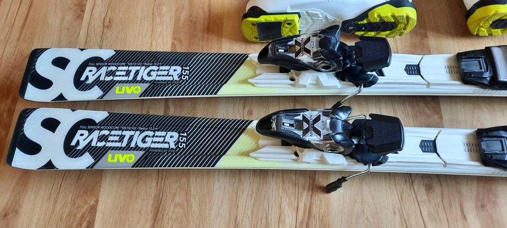 Narty Volkl Racetiger SC dł.153cm - 155cm + Marker Motion X jak NOWE