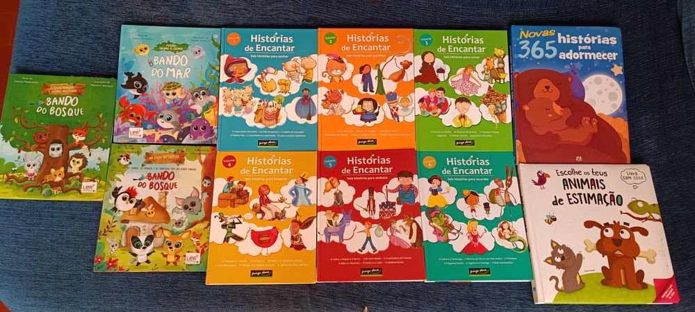 28 livros infantis para crianças em bom estado