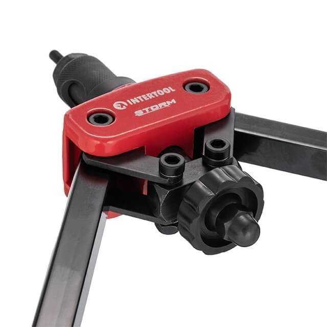 Пистолет заклепочный для резьбовых заклепок М3-М10 INTERTOOL RT-0020