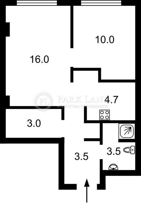 2-кімнатна квартира за адресою вул. Жилянська (площа 46 м²) - Atlanta.ua - фото 4