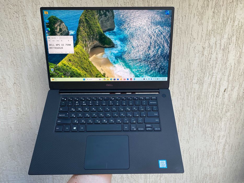 Безрамочний потужний ноутбук DELL XPS 15 7590 i5 16/256