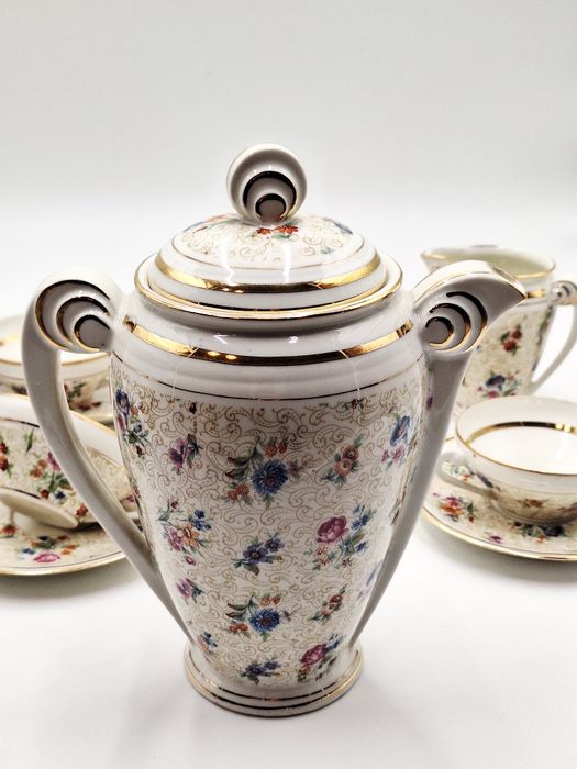 Serwis herbaciano-kawowy 6 osób Limoges Francja