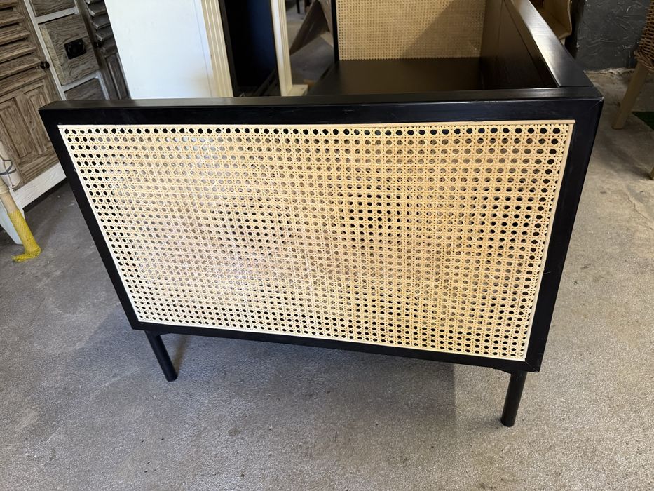 Drewniana kanapa taras balkon ogród zimowy