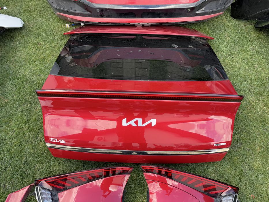 Kia EV6 Light Wind Gt-line GT Ляда Кришка багажника Бампер задній Підсилювач Фонарь лівий правий Пластик багажника весь комплект РОЗБОРКА / ЗАПЧАСТИНИ