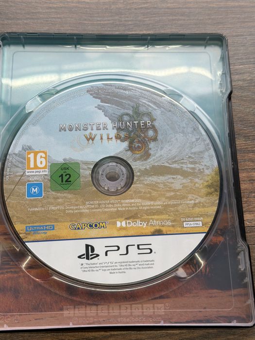 PlayStation Ps 5 Monster Hunter Wilds SteelBook PL! Wymiana!