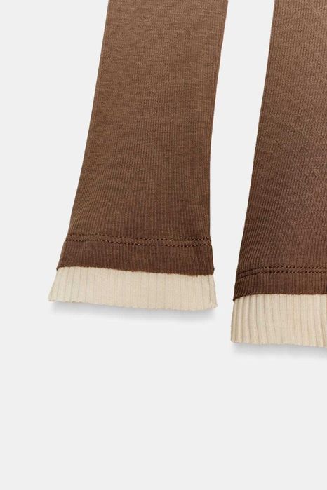 прозорий подвійний лонгслів