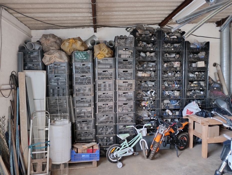 Lote de acessórios de tubos de PVC