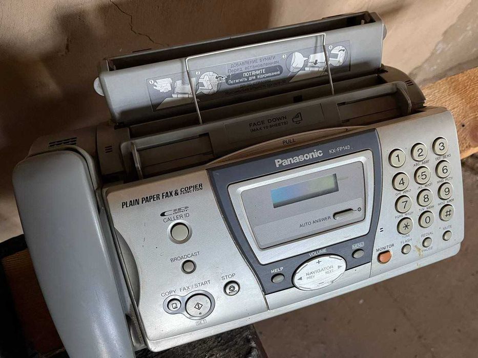 Факс , телефон, Panasonic, работоспособность не проверял, на запчасти