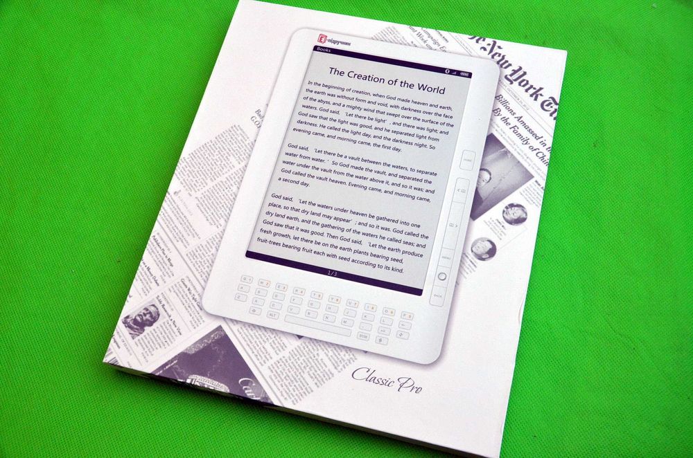 Электронная книга 9,7" С большим экраном! Школьнику как учебник