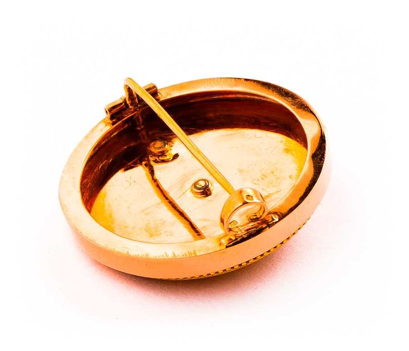 Broszka 7,36g - Diamenty - Niepoprawiany Rubin i Szafir - AUSTRO-WĘGRY