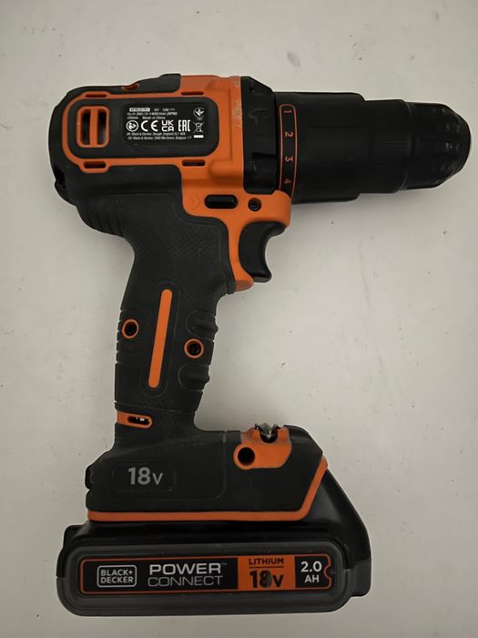 Black+Decker Wiertarko-wkrętarka akumulatorowa 18v