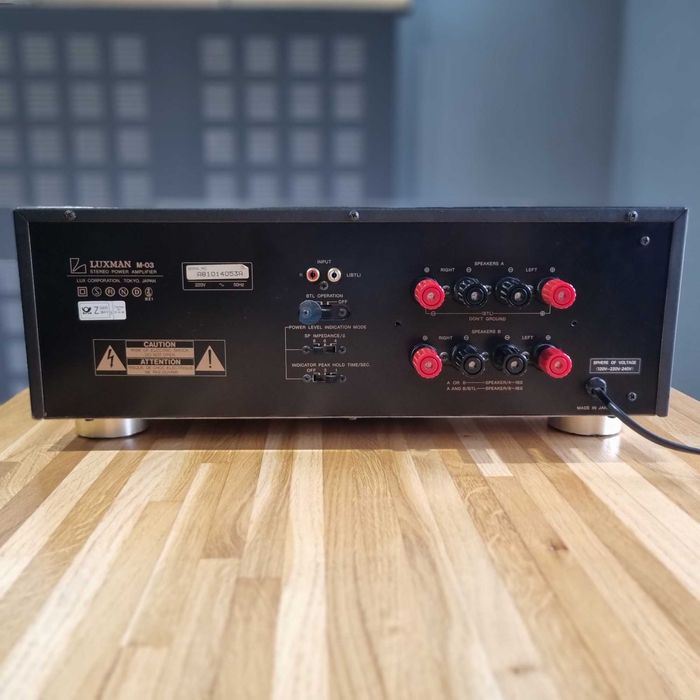 LUXMAN M-03 - japońska końcówka mocy z epoki „golden age Hi-Fi”