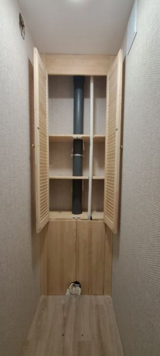 шкаф в туалет (монтаж)