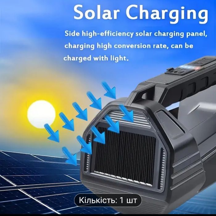 LiHangStar Акумуляторний LED ліхтар для кемпінгу з 6 режимами