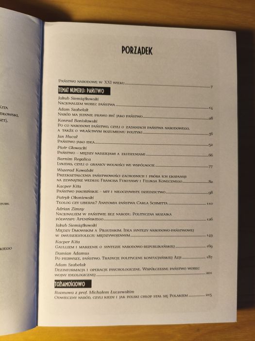 Polityka Narodowa nr 28 "Nacjonalizm a państwo"