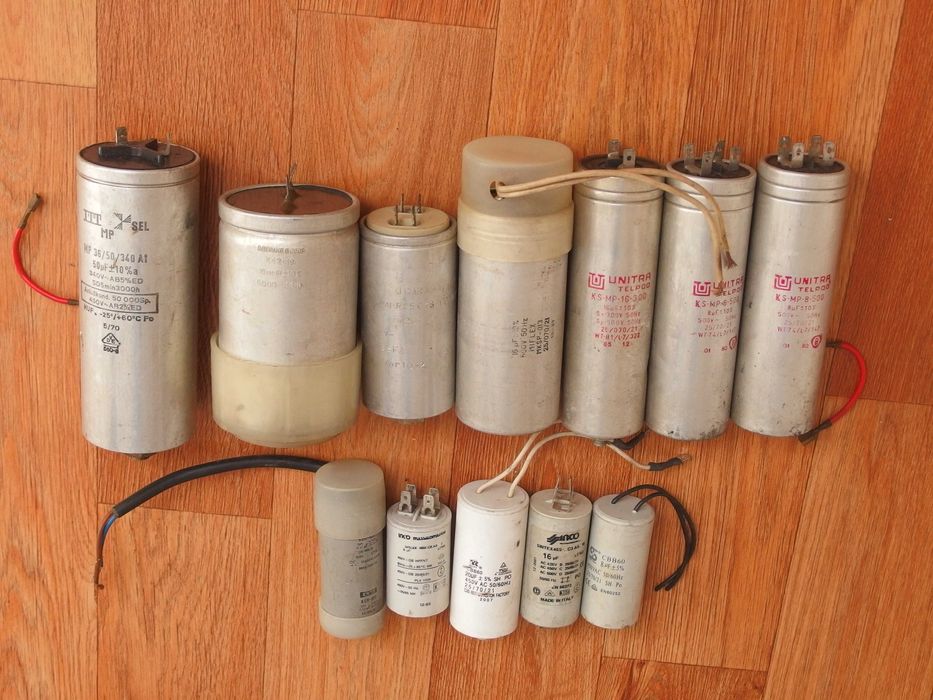 Kondensatory do silników jednofazowych Miflex Unitra telpod elwa