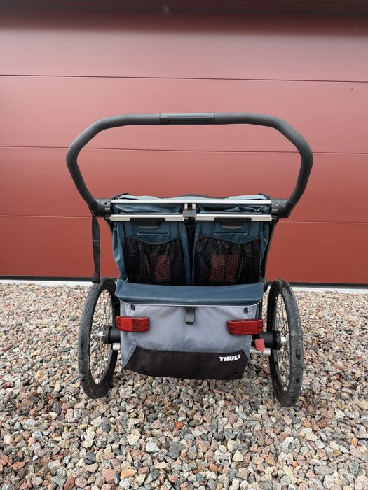 Thule Chariot Cross 2 + Jogging Kit + dyszel i zaczep | Majolica Blue