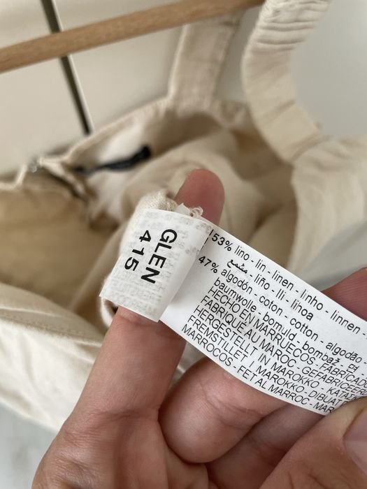 Lniany kombinezon XS Zara