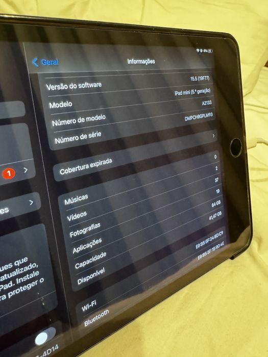 Ipad mini (5a geracao) - 2019