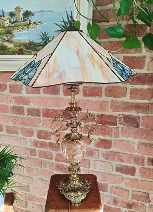 Lampa stołowa - styl Tiffany