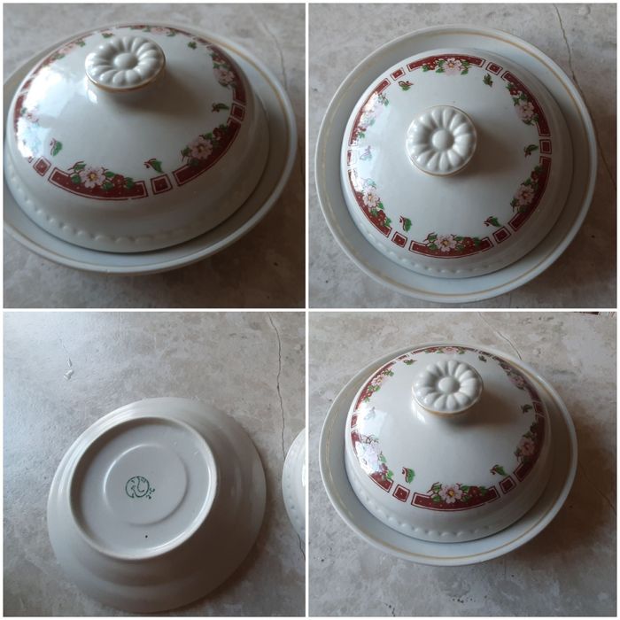 Часть сервиза СССР, Тернопольский фарфор,деколь