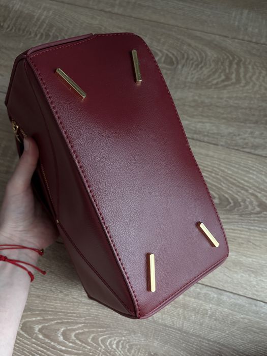 Loewe puzzle torebka bordowa