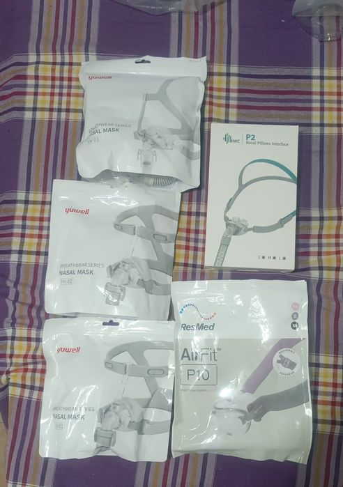 Máscaras para usar com ventiladores