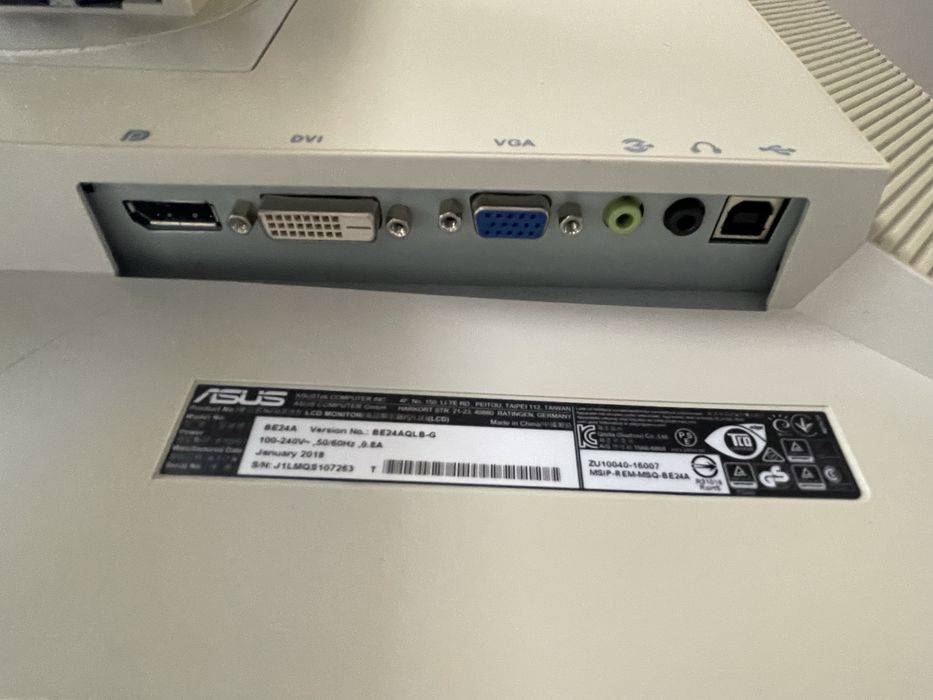 ASUS BE24AQLB-G Biznesowy FULLHD Pivot WUXGA 1920x1200