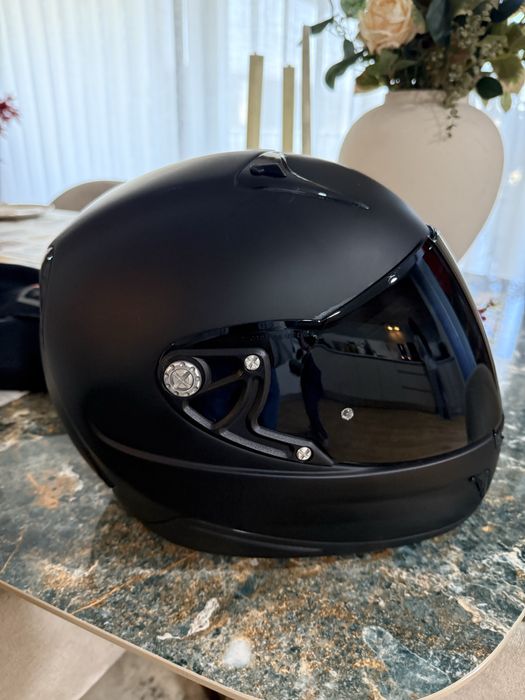 Capacete NEXX viseira escura com pinlock