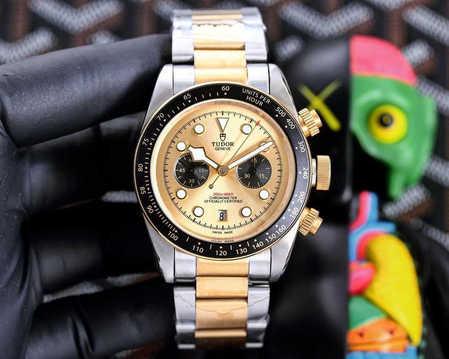 Годинник кварцовий Tudor Black Bay Chrono S&G (референс M79363N-0007)