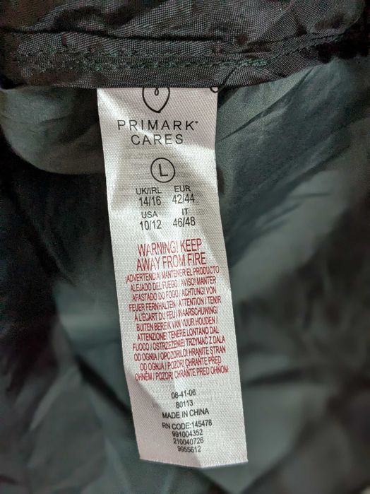 Primark kurtka wiatrówka moro rozm. L