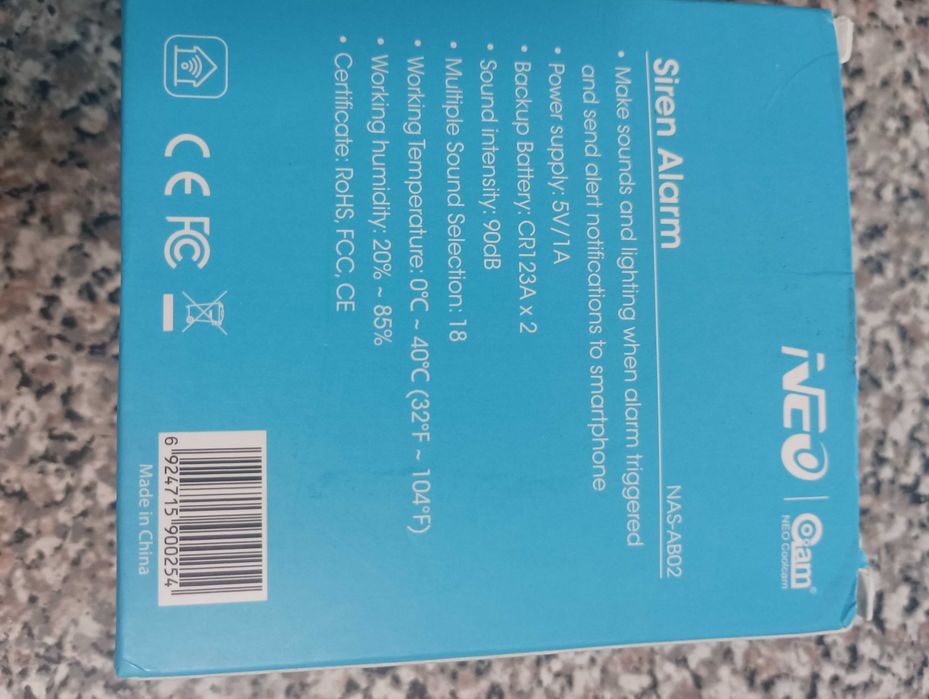 sirene de alarme de alta e baixa temperatura