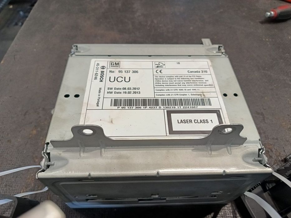 OPEL CHEVROLET CRUZE ORLANDO NAWIGACJA RADIO 95137306