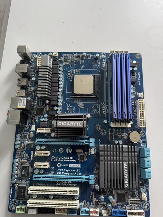 Plyta głowna procesor chlodzenie i pamiec ram