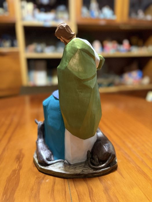 Sagrada família pintada à mão