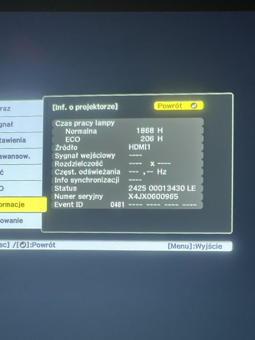 Projektor EPSON EH-TW650