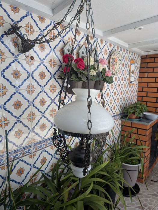 Candeeiro de decoração antigo