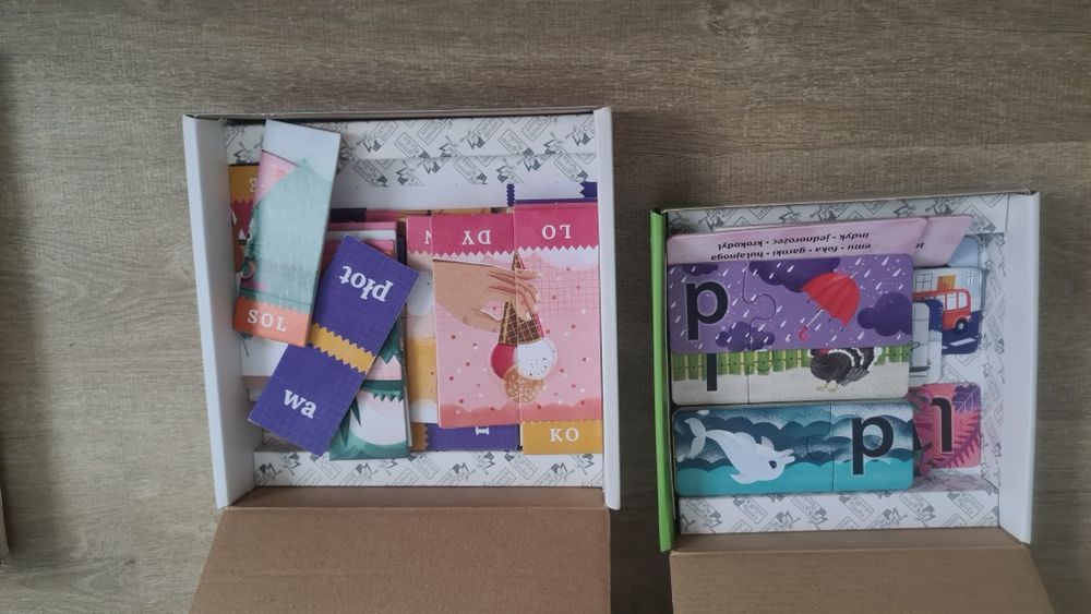 Kapitan nauka układanka Alfabet oraz Sylaby