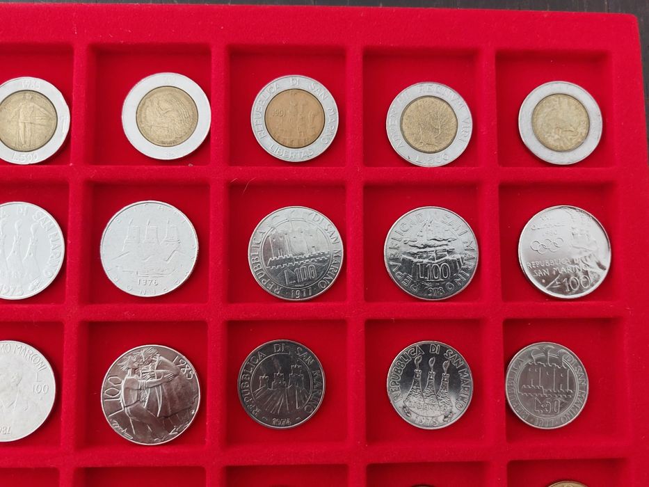 Lote de moedas de São Marino