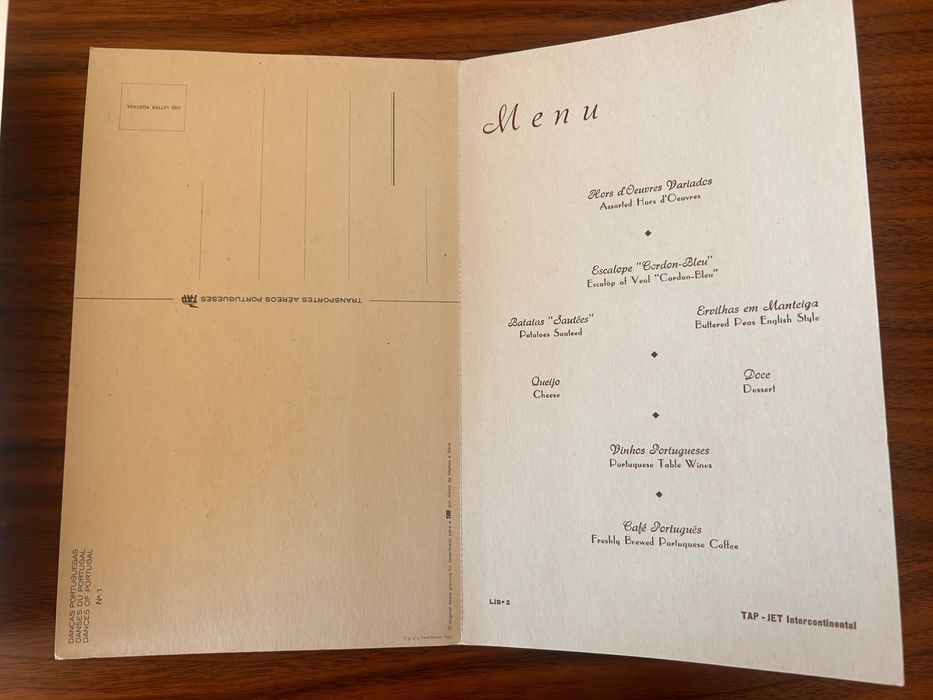 Menis da TAP (dois), anos 60