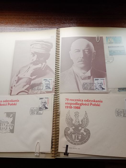 Znaczki koperty karty okolicznościowe historia polski