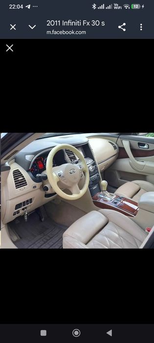 Infiniti Fx 30 s 2011 року випуску