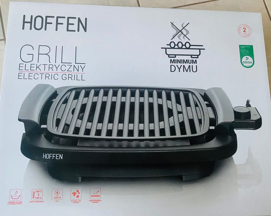 Grill elektryczny Hoffen 1200w